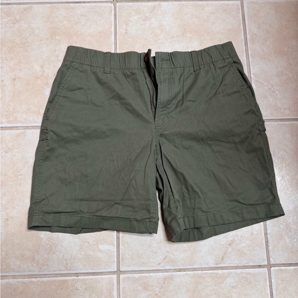 L.L. Bean Women's Access Trail Shorts in Olive Green